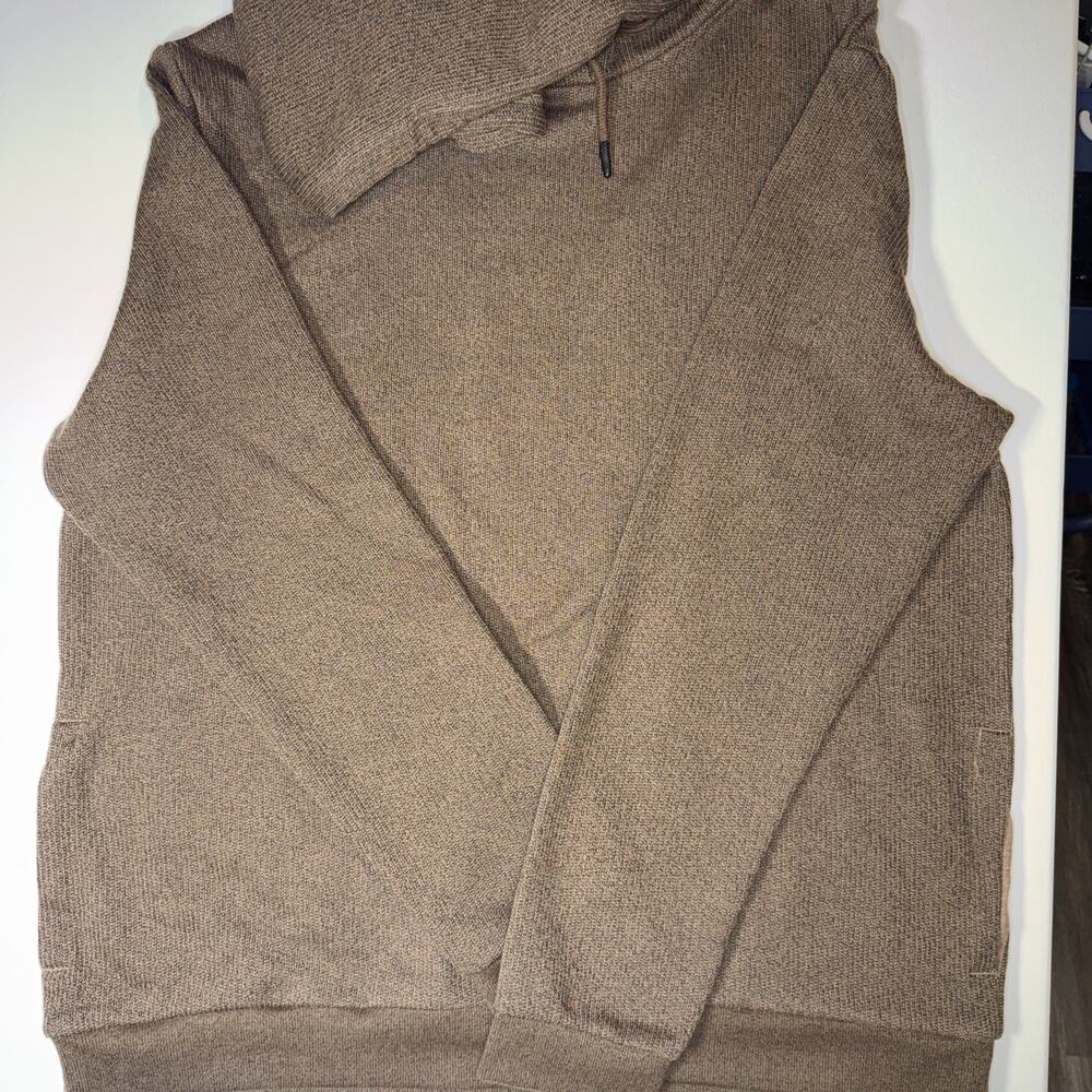 Goodfellow & Co Men’s Brown Cozy Knit Pullover Hoodie XL New With Tags - Picture 3 of 13